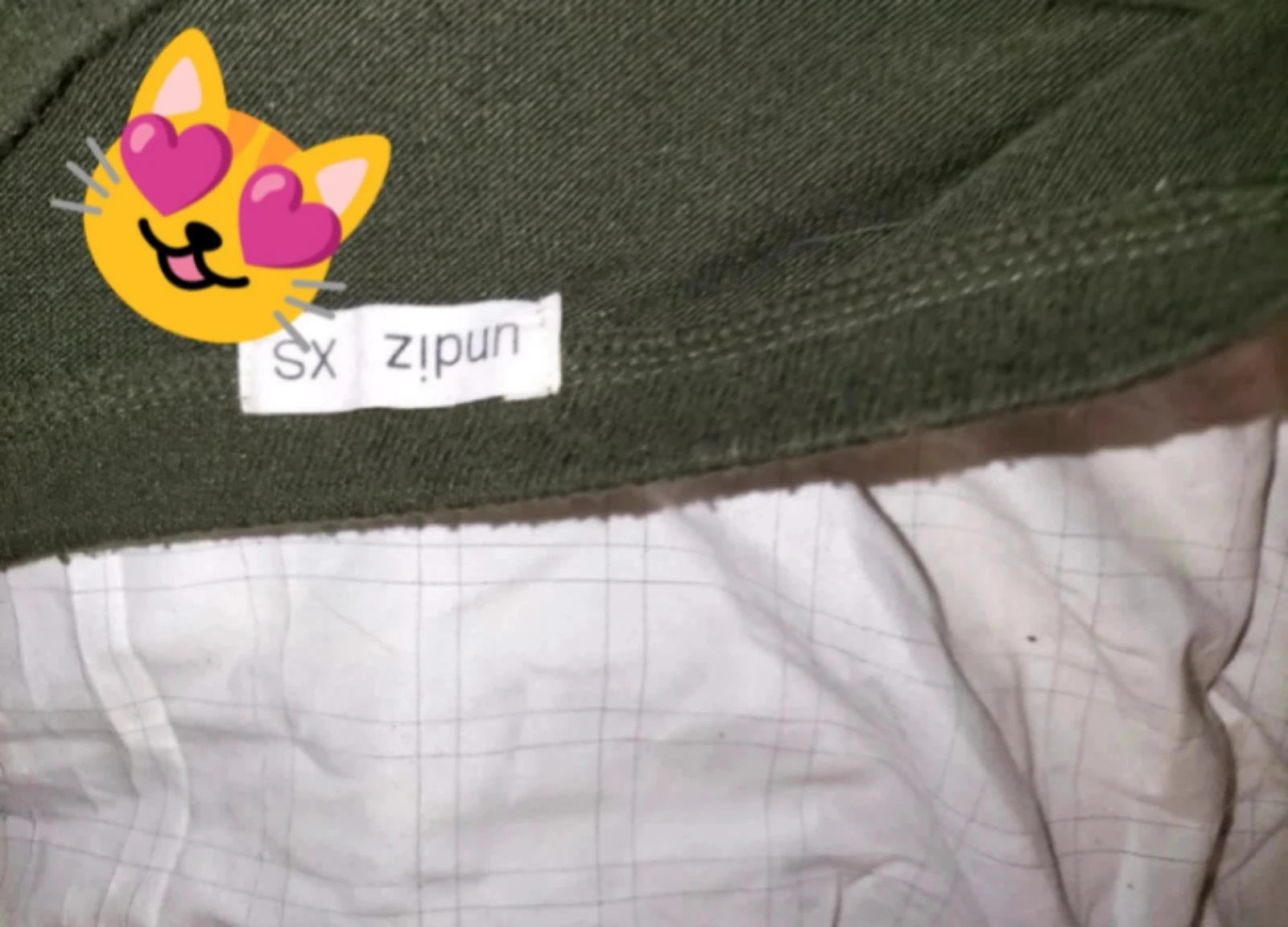 Suéter verde línea blanca XS Undiz – photo 3